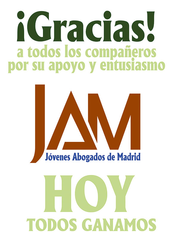 Gracias, ¡hemos ganado las elecciones!